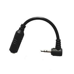 2.5mm Male to 3.5mm Female Headphone Earpiece Jack Adapter Cable with ...