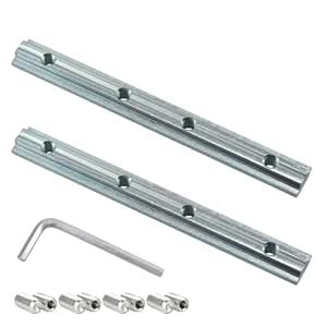 (2 Pieces) 40 Series Aluminum Extrusion Connectors Straight Line Corner ...