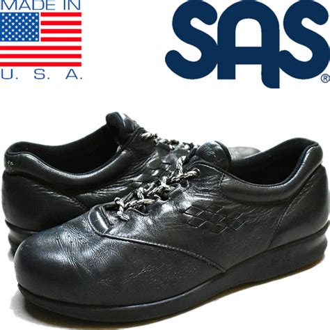 1点物 USA製SAS紺レザースニーカー古着レディース25メンズOKアメカジ90sストリート/スポーツMixダッドシューズ靴アメリカ製サス中古 ...