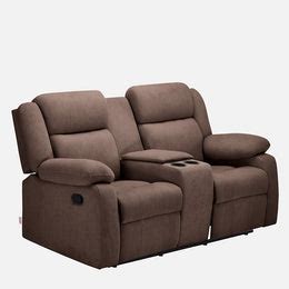 Avalon Twin Dark Brown Fabric Recliner 2 Seater November 02, 2024 ...