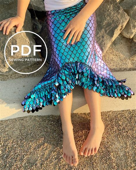 Image result for Free Pattern for Mermaid Tail