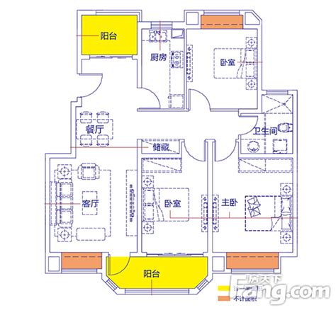 110平米户型图分析-房天下家居装修网