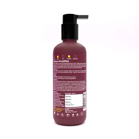 Keratin Conditioner With Caffeine and Biotin - Paraben and Sulphate Fr ...