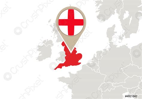 England Europe Map