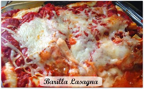 Food Hussy Recipe Review: Barilla Oven Ready 5 Layer  