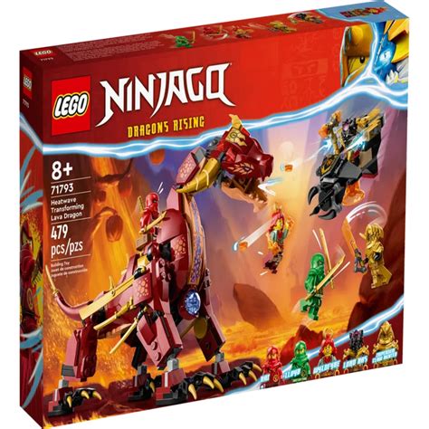 Lego 71793 NINJAGO Heatwave Transforming Lava Dragon -479 Pieces — Toycra
