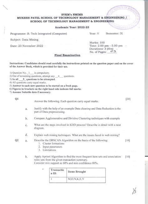 Data Mining Batch 2022 Final 0001 xy B2ye RYh S - Data Mining and ...