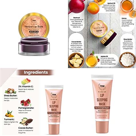 Buy TNW-THE NATURAL WASH LIP SLEEPING MASK AND BEETROOT LIP BALM Online ...