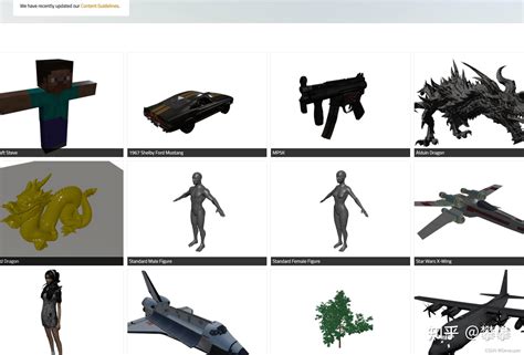 3d模型 / 国内外好用的模型下载网站介绍_素材
