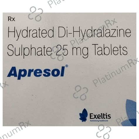 Buy Apresol 25mg Tablet 10s Online: Uses, Side Effects, Price and ...