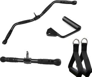 Dinetic Cable Machine Accessories for Home Gym, Triceps Pull Down ...