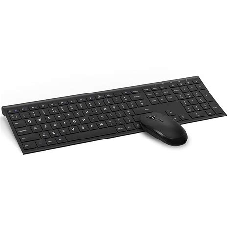 Buy 2.4GHz USB Wireless Silent Keyboard and Mouse Combo, Full Size ...