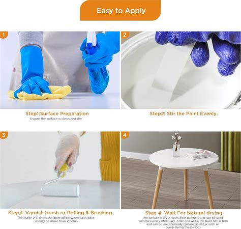 Buy styleonme Wood Paint Repair Kit Paint household self brushing paint ...