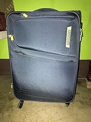 American Tourister Denton Polyester 69 cms Blue Softsided Check-in ...