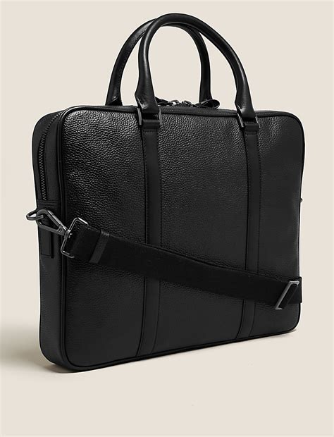 Buy Leather Laptop Bag at Marks & Spencer