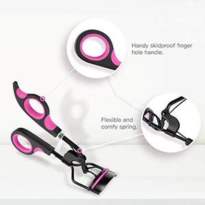 MINISO Eyelash Curler Kit with Foldable Eyelash Comb,Premium Eye Lash ...