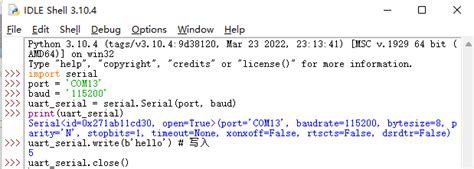 Pyserial Python 的图像结果