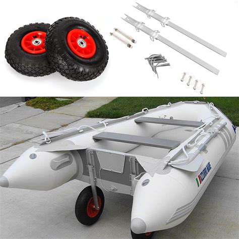 Buy Boat Launching Wheels,300LBS Loading Capacity Inflatable Boat ...
