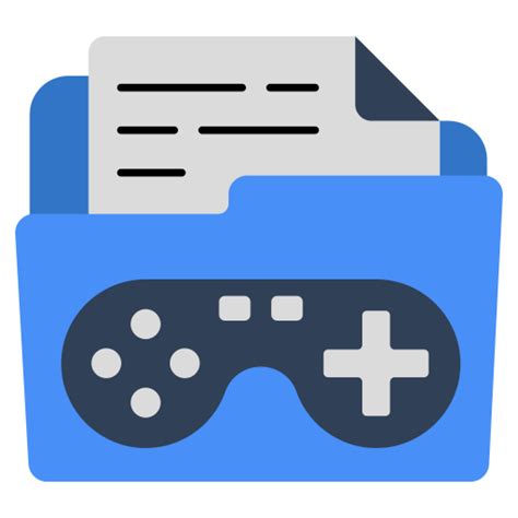Game folder Generic color fill icon