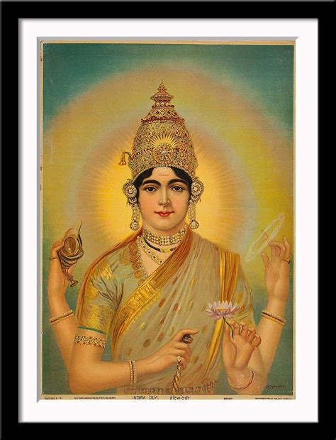 Tallenge - Indiara Devi A Indian Masters Oleograph Artwork By M V ...