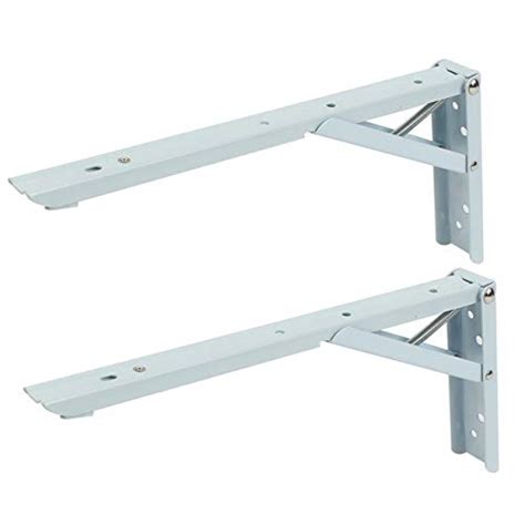 Buy Ogrmar 2pcs 10-inch Length 90 Degree Spring Loaded Folding Support ...