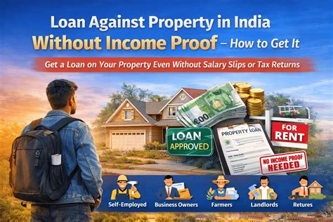 Loan Against Property in India Without Income Proof – How to Get It