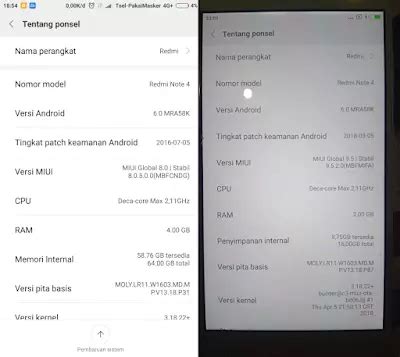 Flash Redmi Note 4 的图像结果