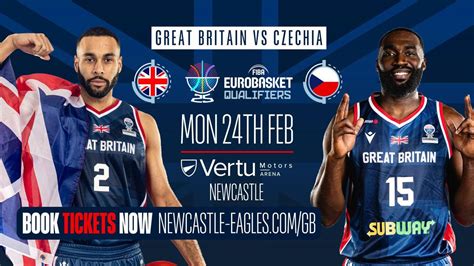 Great Britain vs Czechia FIBA EuroBasket 2025 Qualifier, Vertu Motors ...