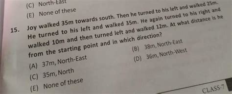 direction maths reasoning and aptitude - Brainly.in