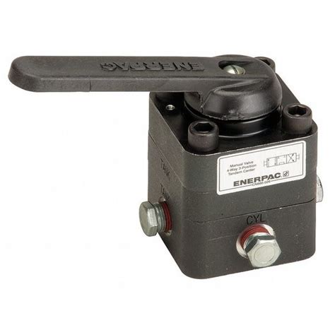 Enerpac VC4, Remote Mouted Directional Control Valve, Manual, 4-way, 3 ...