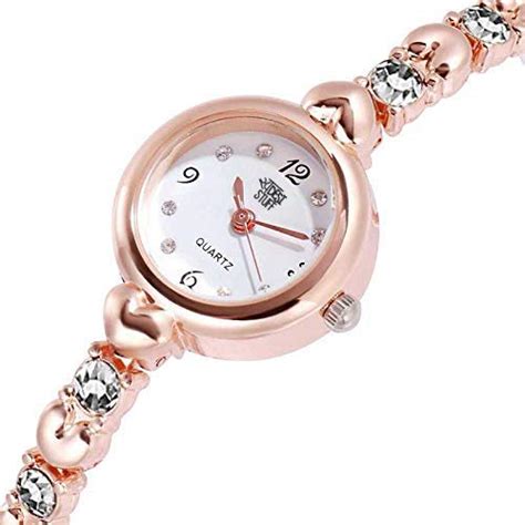 SWADESI STUFF Exclusive Choice Blue Diamond Studded Rose Gold Chain ...