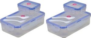 Flipkart.com | NAKASA Lock & Fit Small (800ml+125ml) with Folk & Spoon ...