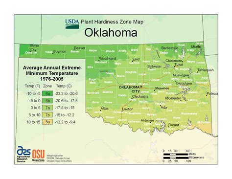 State Maps of USDA Plant Hardiness Zones