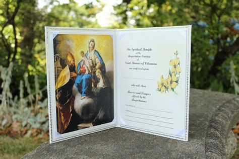 Deluxe Padded Mass Card - The Augustinians