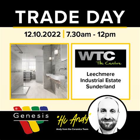 Trade day with WTC Tile Centre - Genesis | For the Perfect Finish