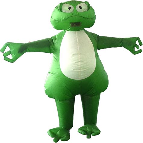 IRETG Frog Inflatable Costume Blow up Frogs Jumpsuit Funny Frosch Suit ...