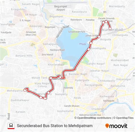 5M Route: Schedules, Stops & Maps - Mehdipatnam (Updated)
