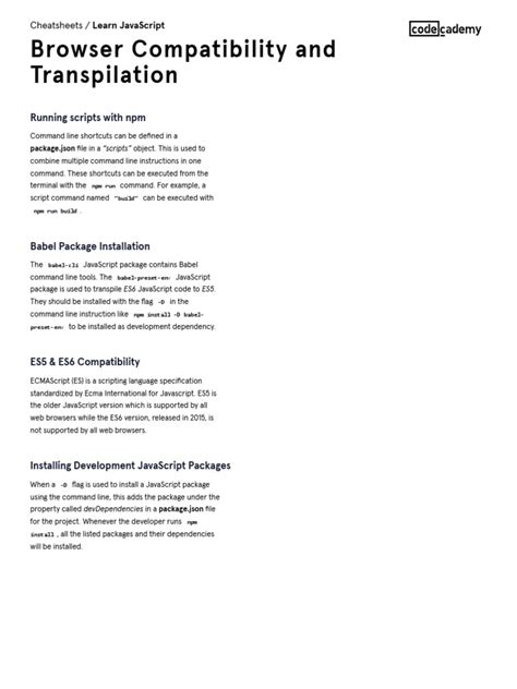 Image result for JavaScript Compatibility Matrix