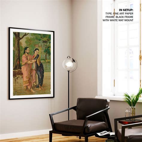 Arjuna subhadra Painting & Wall Art Print by Raja Ravi Varma - Dessine Art