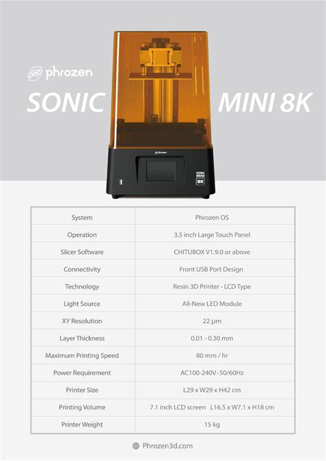 Phrozen Sonic Mini 8k | 3D Printing Zone