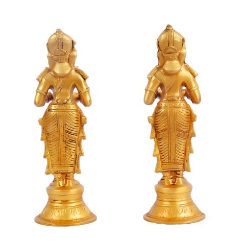 Buy Brass Deep lakshmi/ Brass Deep Lady/ Brass Pavaai vilakku 9 ...