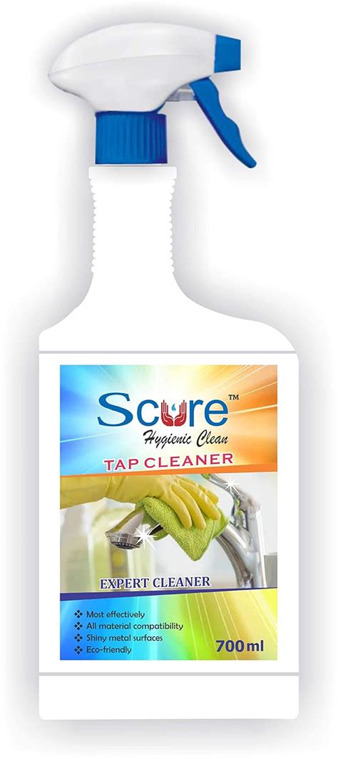 SCURE Tap Cleaner for Bathroom/ Kitchen Fittings, Taps, Sinks, Showers ...