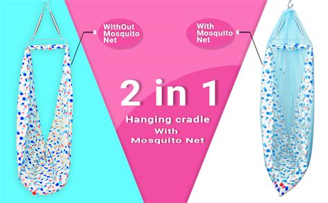 Buy VParents Preemie Baby Swing Cradle with Mosquito Net Spring and ...