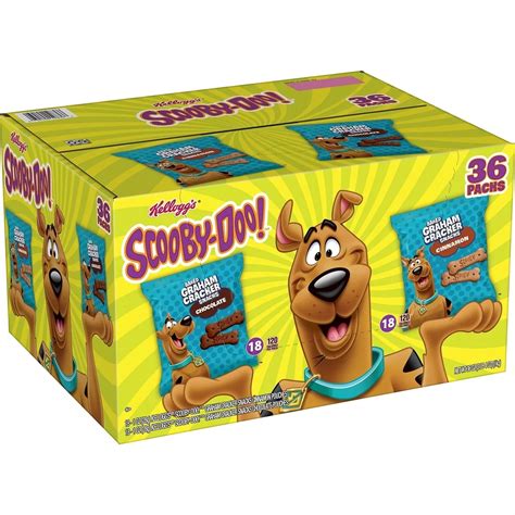 Kellogg's Scooby-Doo Grahams Cracker Snacks, Cinnamon & Chocolate ...