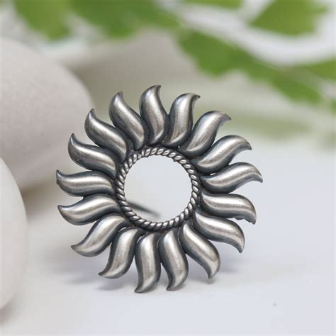 92.5 Handcrafted Silver Unisex Brooches