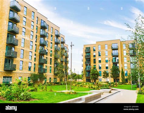 New apartment blocks built on the site of the old Horlicks Factory, a ...
