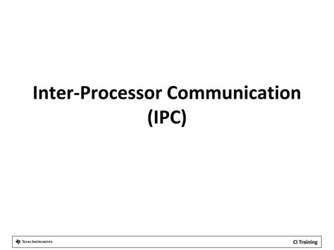 Image result for Inter-Processor Communication