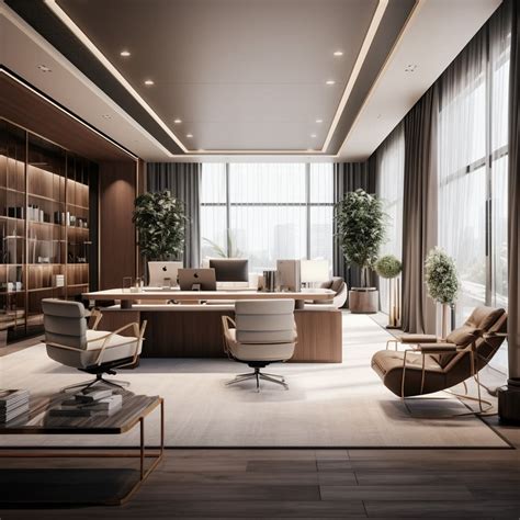 Elegant Modern Luxury Ceo Office Design