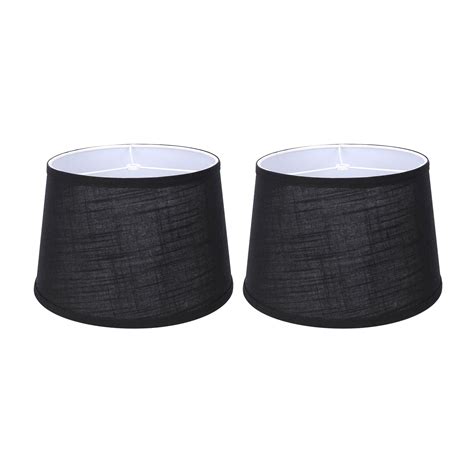 Black Linen Lamp Shades