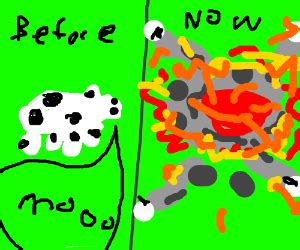 Image result for Exploding Cow GIF